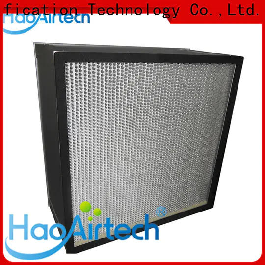 disposable hepa air filter with flanger for dust colletor hospital