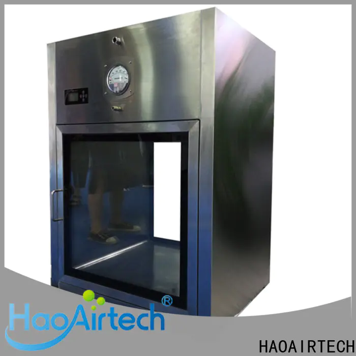 HAOAIRTECH cleanroom pass box with laminar air flow for cargo