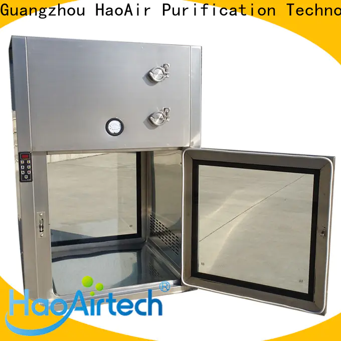 HAOAIRTECH cleanroom pass box embedded lamps for clean room purification workshop
