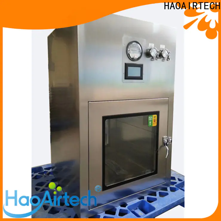 HAOAIRTECH dynamic pass box with conveyor line for hvac system