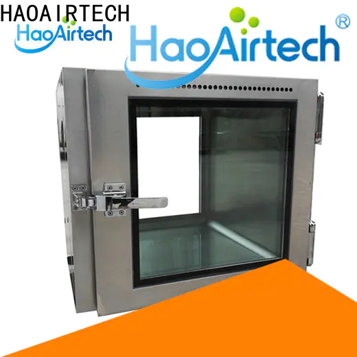 HAOAIRTECH cleanroom pass box with baked painting for hvac system