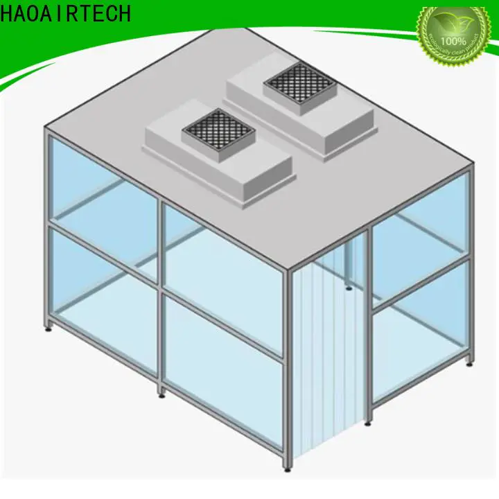 HAOAIRTECH modular cleanroom with antistatic vinyl curtain online