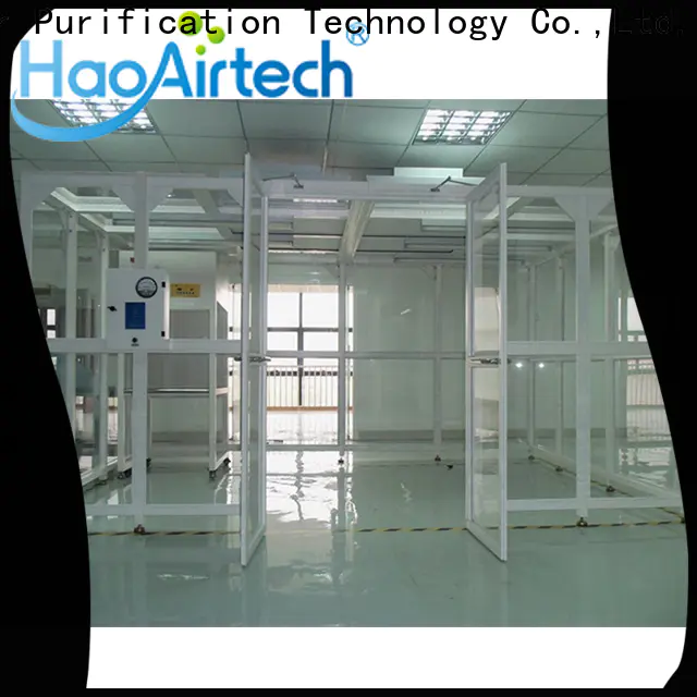 HAOAIRTECH high efficiency modular clean room manufacturers enclosures for sterile food and drug production
