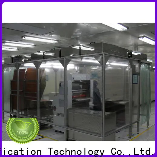 non standard clean room construction vertical laminar flow booth for semiconductor factory