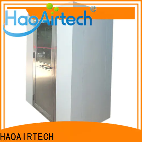 HAOAIRTECH intelligent air shower system with three side blowing for large scale semiconductor factory
