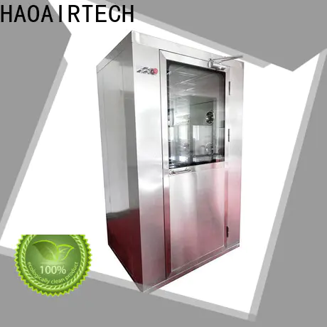 HAOAIRTECH clean room manufacturers with automatic swing door for forklift