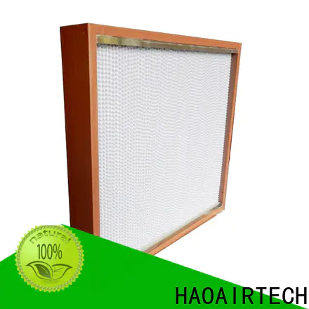 HAOAIRTECH mini pleats custom hepa filter with big air volume for electronic industry