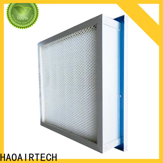 HAOAIRTECH hepa filter h12 with hood for dust colletor hospital
