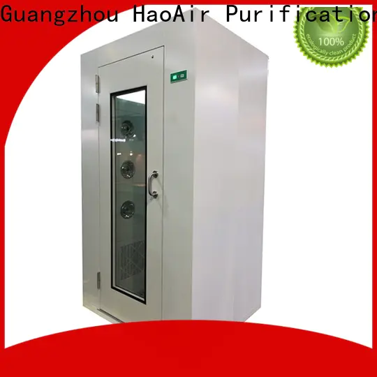 HAOAIRTECH air shower system with automatic swing door for large scale semiconductor factory