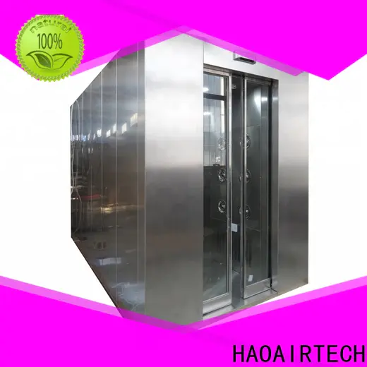 HAOAIRTECH air shower system with top side air flow for oil refinery