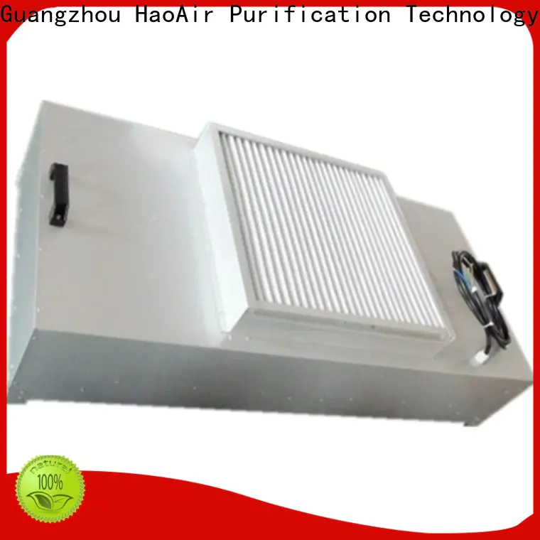 HAOAIRTECH fan hepa filter module with central air conditioning for clean room cell