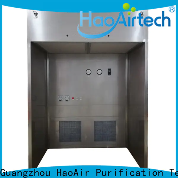 HAOAIRTECH negative pressure downflow booth gmp modular design for pharmaceutical factory