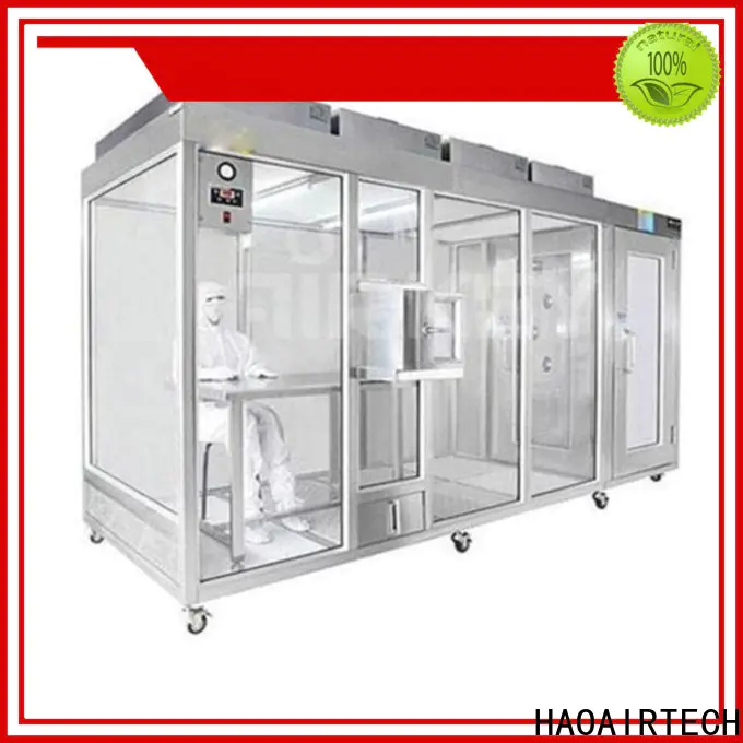 HAOAIRTECH clean room manufacturers with ffu for semiconductor factory