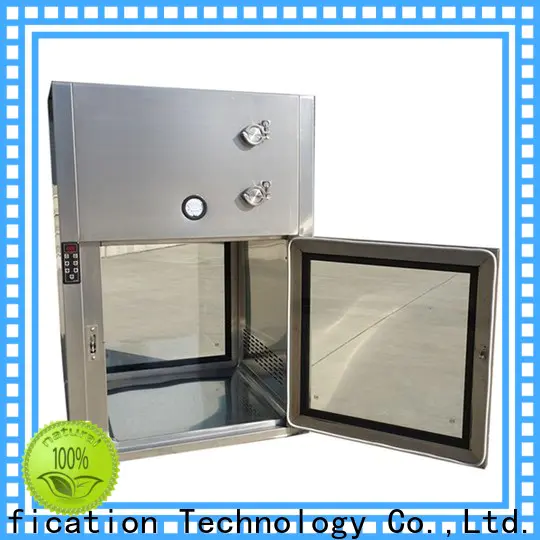 HAOAIRTECH stainless steel dynamic pass box with baked painting for hvac system