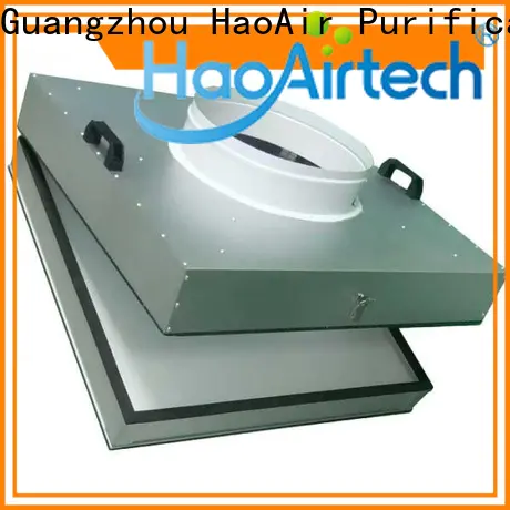 HAOAIRTECH ulpa hepa filter h14 with dop port for air cleaner