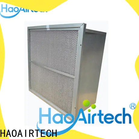 HAOAIRTECH ulpa filter with dop port for dust colletor hospital