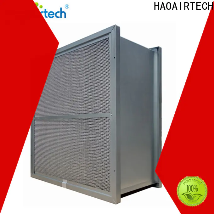 HAOAIRTECH high temperature air filter with alu frame for spraying plant