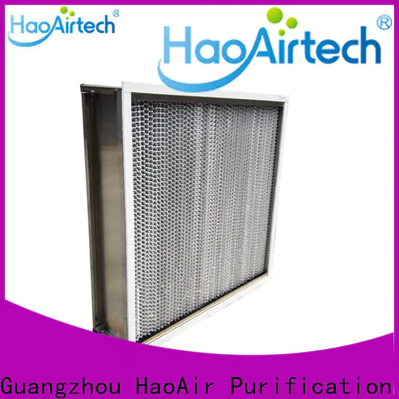 disposable ulpa air filter with hood for air cleaner
