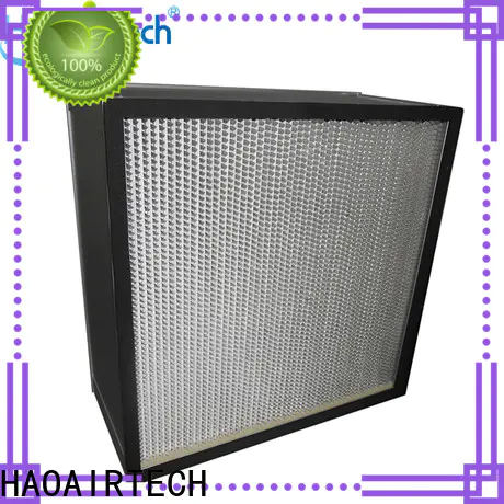 HAOAIRTECH ulpa hepa filter manufacturers with one side gasket for electronic industry