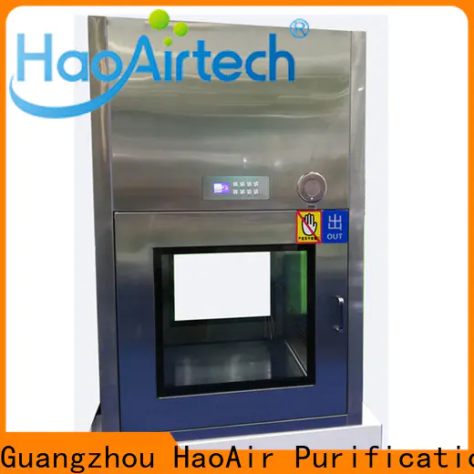HAOAIRTECH dynamic pass box with arc design gmp standard for clean room purification workshop