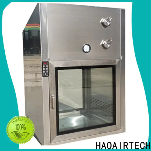 HAOAIRTECH pass box manufacturers with laminar air flow for hospital