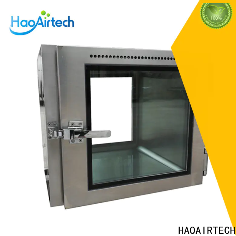 HAOAIRTECH pass box with conveyor line for hvac system