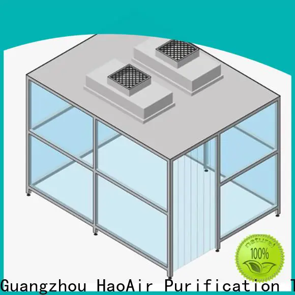 HAOAIRTECH capsule softwall clean room design with antistatic vinyl curtain online