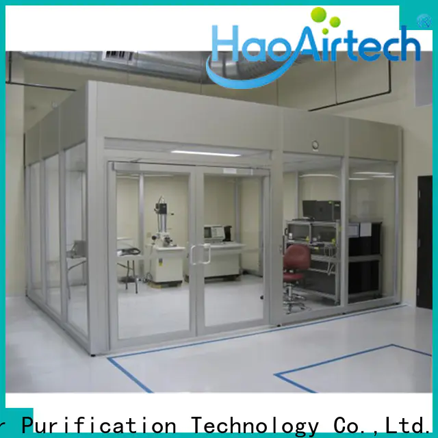 HAOAIRTECH portable portable clean room vertical laminar flow booth for semiconductor factory