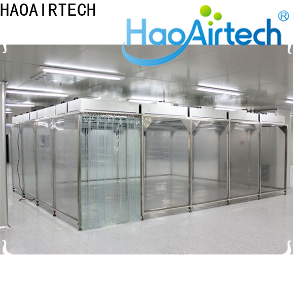 HAOAIRTECH clean room classification vertical laminar flow booth for sterile food and drug production