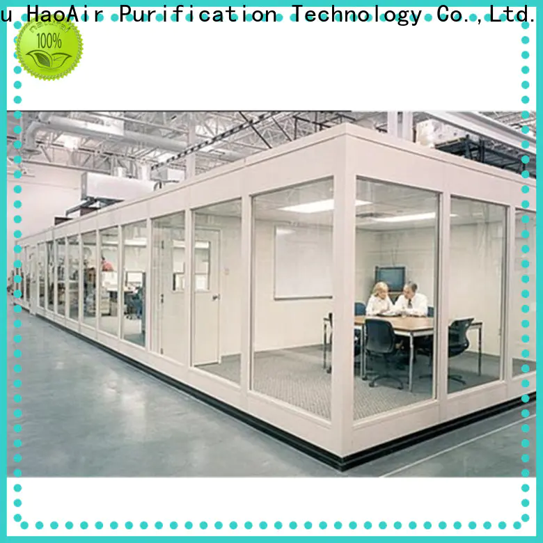 high efficiency modular cleanroom with ffu for semiconductor factory