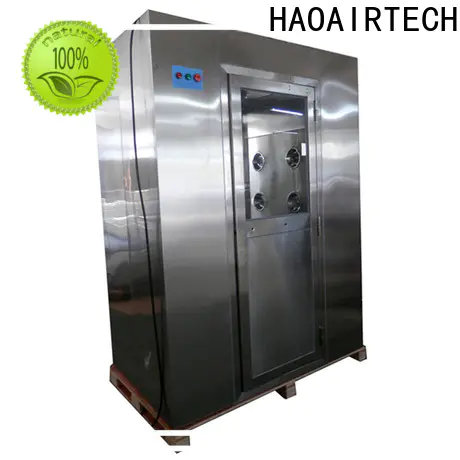 HAOAIRTECH fast rolling air shower with three side blowing for large scale semiconductor factory