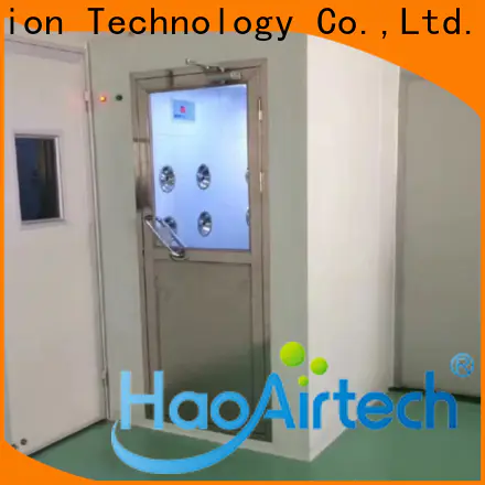 HAOAIRTECH explosion proof air shower price with top side air flow for large scale semiconductor factory
