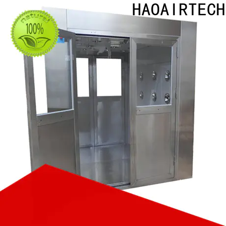 HAOAIRTECH vertical air shower manufacturer with top side air flow for oil refinery