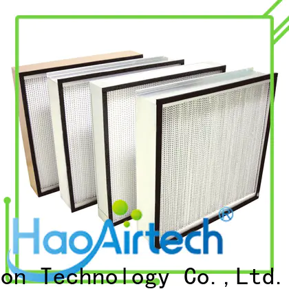 HAOAIRTECH gel seal h14 hepa filter with one side gasket for air cleaner