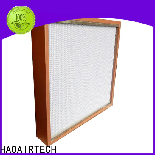 HAOAIRTECH ulpa h12 hepa filter with flanger for air cleaner
