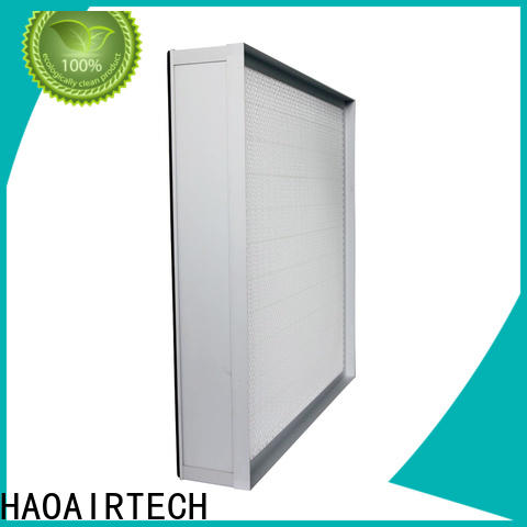HAOAIRTECH ulpa air filter hepa with dop port for electronic industry