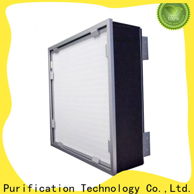 HAOAIRTECH knife edge hepa filter h12 with hood for air cleaner