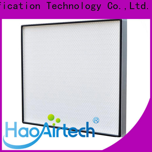 HAOAIRTECH gel seal h14 hepa filter with big air volume for dust colletor hospital