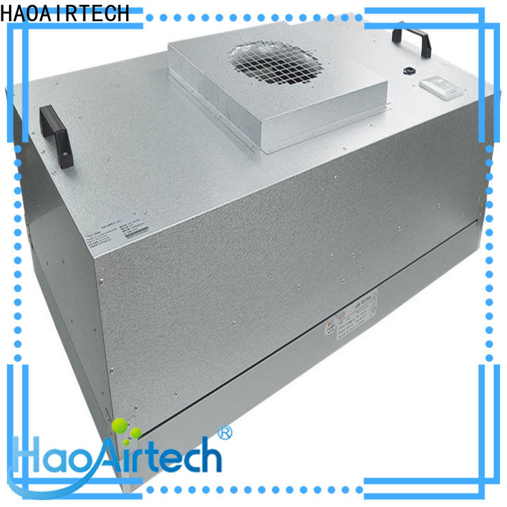HAOAIRTECH filter fan unit with central air conditioning for cleanroom ceiling