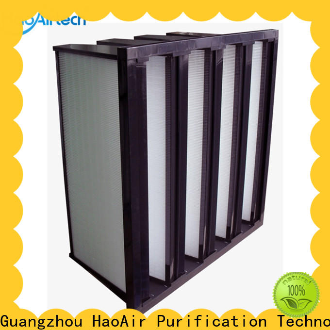 HAOAIRTECH secondary compact rigid filter with big air volume for commercial buidings