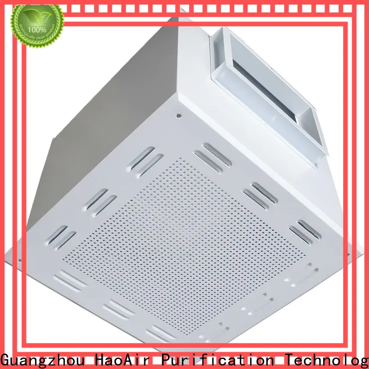 high efficiency filter fan unit with central air conditioning for cleanroom ceiling