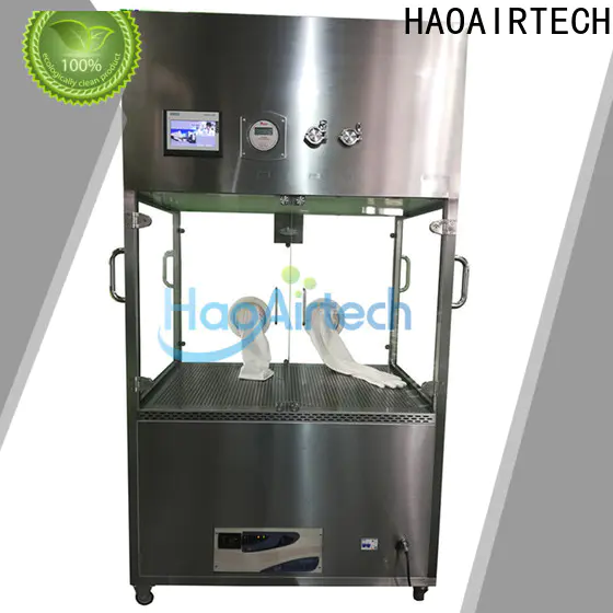 HAOAIRTECH vertical clean room carts with self contained battery for transporting products