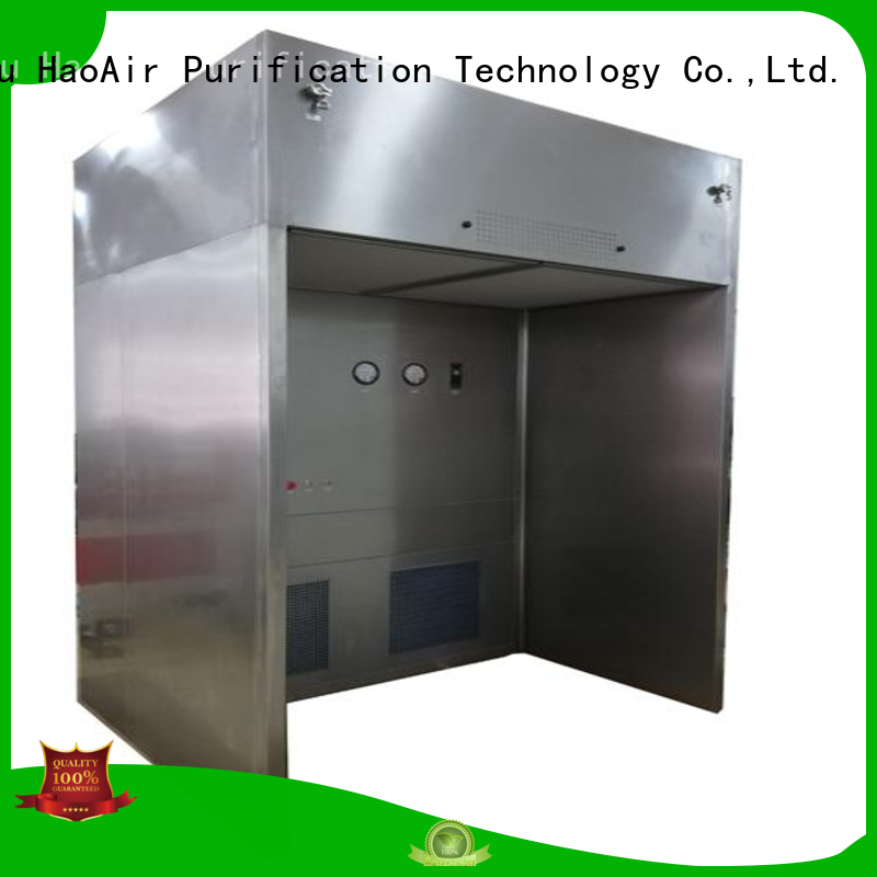 stainless steel sampling booth gmp modular design for dust pollution control