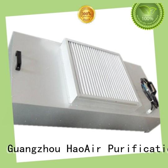HAOAIRTECH high efficiency filter fan unit with internal fan for clean room cell