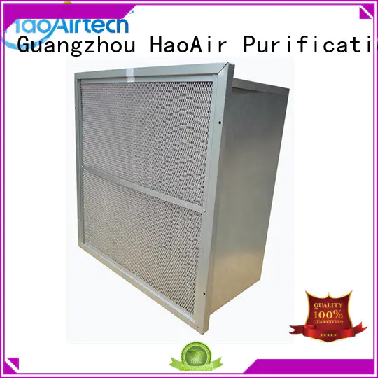 HAOAIRTECH knife edge hepa air filter with big air volume for air cleaner