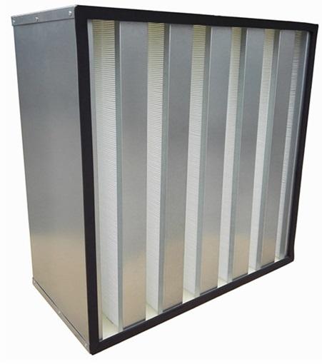 HAOAIRTECH mini pleats air purifiers hepa filter with al clapboard for electronic industry-1