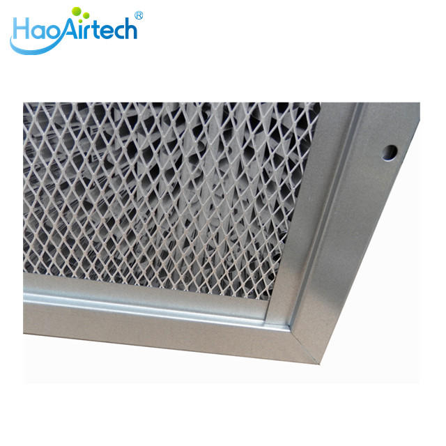 HAOAIRTECH v rigid filter with two side flang for commercial buidings-3