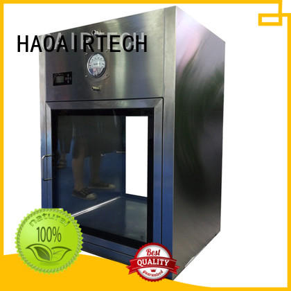 HAOAIRTECH stainless steel pass box manufacturers with laminar air flow for hvac system