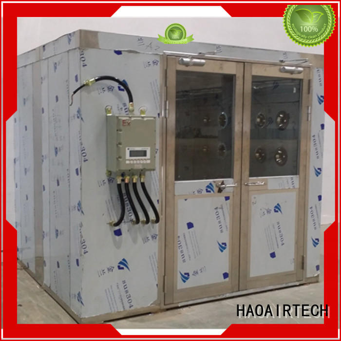 HAOAIRTECH clean room manufacturers with stainless steel for pallet cargo