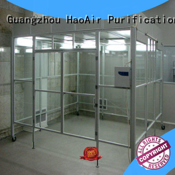 non standard softwall cleanroom vertical laminar flow booth for semiconductor factory